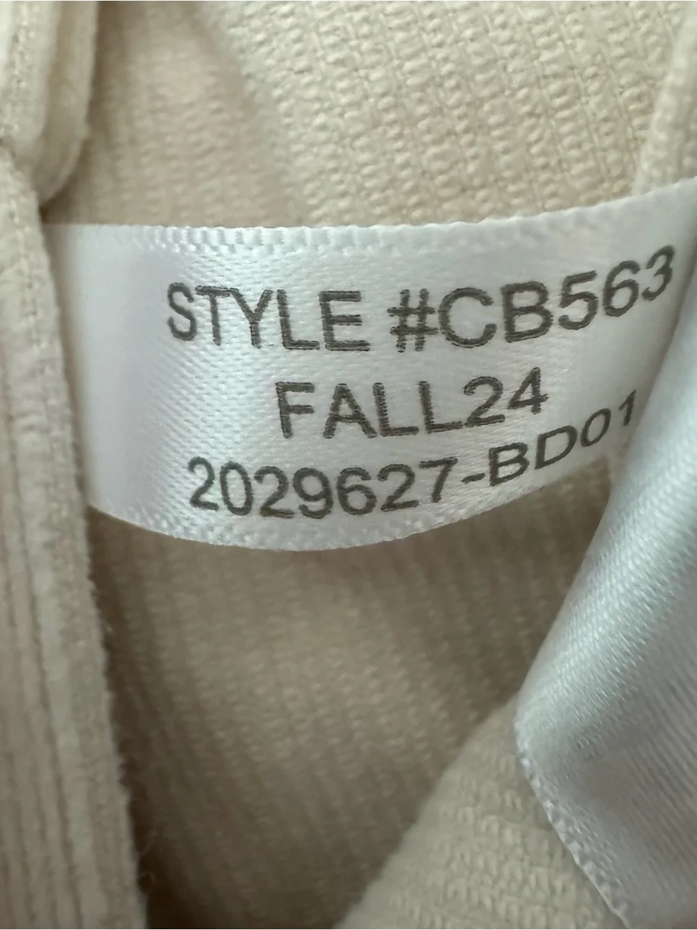 Girls' patch-pocket wide-leg corduroy pant size 7 cream ivory EUC cotton